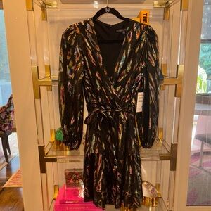 Julia Jordan Black and Multicolor dress